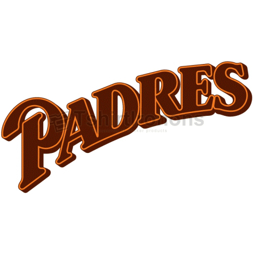 San Diego Padres T-shirts Iron On Transfers N1860 - Click Image to Close